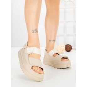 Sandale Dama cu Platforma JM576 BEZI | ANNALISE