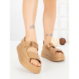 Sandale Dama cu Platforma JM576 KHAKI | ANNALISE