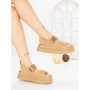Sandale Dama cu Platforma JM576 KHAKI | ANNALISE