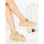 Sandale Dama cu Platforma JM576 GREEN | ANNALISE