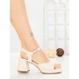 Sandale Dama cu Toc Gros JM168F TAUPE | ANNALISE