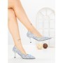 Pantofi Stiletto 88089 BLUE | GOWIN