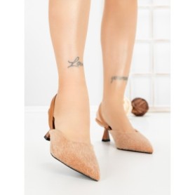 Pantofi Stiletto 88106 KHAKI | GOWIN