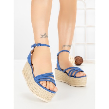 Sandale Dama cu Platforma R-01 BLUE | GOWIN