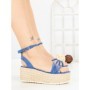 Sandale Dama cu Platforma R-01 BLUE | GOWIN