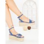 Sandale Dama cu Platforma R-01 BLUE | GOWIN