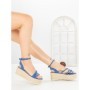Sandale Dama cu Platforma R-01 BLUE | GOWIN
