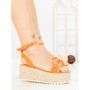 Sandale Dama cu Platforma R-01 ORANGE | GOWIN