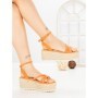 Sandale Dama cu Platforma R-01 ORANGE | GOWIN