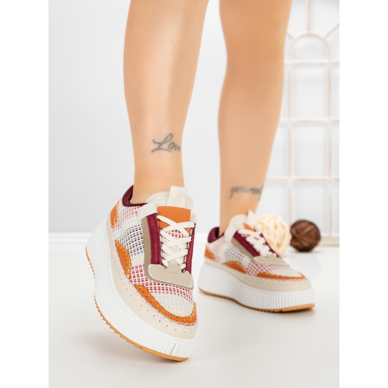 Sneakers Dama 24009 KHAKI | GOWIN