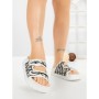 Papuci Dama cu Talpa Joasa SU042 WHITE | GOWIN