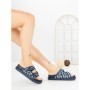 Papuci Dama cu Talpa Joasa SU042 BLUE | GOWIN