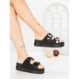Papuci Dama cu Talpa Joasa 98-150 BLACK | VIVIRICH