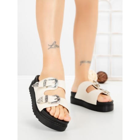 Papuci Dama cu Talpa Joasa 98-150 BEIGE | VIVIRICH