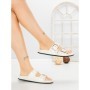 Papuci Dama cu Talpa Joasa 1-829 WHITE | VIVIRICH