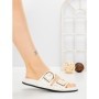 Papuci Dama cu Talpa Joasa 1-829 WHITE | VIVIRICH