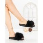 Papuci Dama cu Talpa Joasa 218-260 BLACK | VIVIRICH