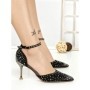 Pantofi Stiletto 588-119 BLACK | CHERIE