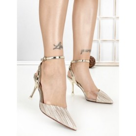 Pantofi Stiletto 588-139 GOLD | CHERIE