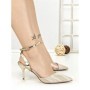 Pantofi Stiletto 588-139 GOLD | CHERIE