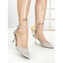 Pantofi Stiletto 588-162 SILVER | CHERIE