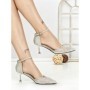Pantofi Stiletto 588-162 SILVER | CHERIE