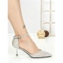 Pantofi Stiletto 588-162 SILVER | CHERIE