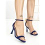 Sandale Dama cu Toc Subtire J-206 BLUE | CHERIE