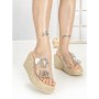Papuci Dama cu Platforma 1-817 NUDE | VIVIRICH