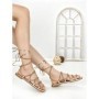 Sandale Dama cu Talpa Joasa LS-89161 GOLD | ABLOOM