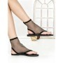 Papuci Dama cu Talpa Joasa GG-73 BLACK | EMAS