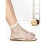 Sandale Dama cu Talpa Joasa GG-75 WHITE | EMAS