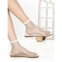 Sandale Dama cu Talpa Joasa GG-75 WHITE | EMAS