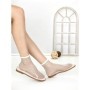 Sandale Dama cu Talpa Joasa GG-75 WHITE | EMAS