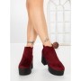 Ghete Dama cu Platforma 8653B BURDEOS | STEPS HIGHER