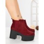 Ghete Dama cu Platforma 8653B BURDEOS | STEPS HIGHER