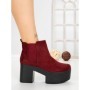 Ghete Dama cu Platforma 8653B BURDEOS | STEPS HIGHER