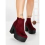 Ghete Dama cu Platforma 8657B BURDEOS | STEPS HIGHER