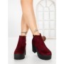 Ghete Dama cu Platforma 8657B BURDEOS | STEPS HIGHER