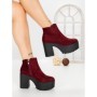 Ghete Dama cu Platforma 8657B BURDEOS | STEPS HIGHER