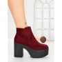 Ghete Dama cu Platforma 8657B BURDEOS | STEPS HIGHER