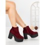 Ghete Dama cu Platforma 8657B BURDEOS | STEPS HIGHER