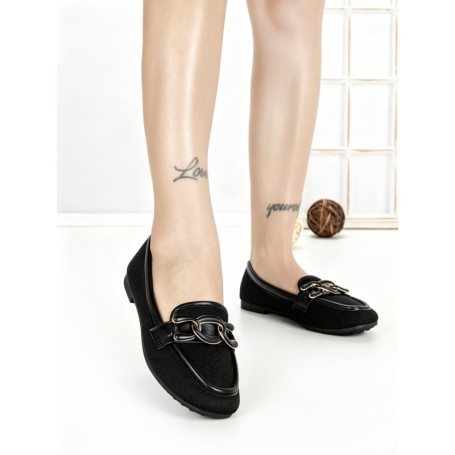 Pantofi Casual Dama GO-320 BLACK | GOWIN