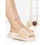 Papuci Dama cu Talpa Joasa SU-041 BEIGE | GOWIN