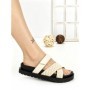 Papuci Dama cu Talpa Joasa SO-050 BEIGE | GOWIN