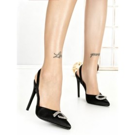 Pantofi Stiletto P-1280 BLACK | STEPHAN