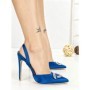 Pantofi Stiletto P-1280 ROYAL BLUE | STEPHAN