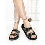 Papuci Dama cu Talpa Joasa QQ-261 BLACK | STEPHAN