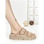 Papuci Dama cu Talpa Joasa QQ-261 BEIGE | STEPHAN
