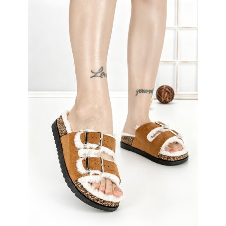 Papuci Dama cu Talpa Joasa WSL-200 CAMEL | STEPHAN